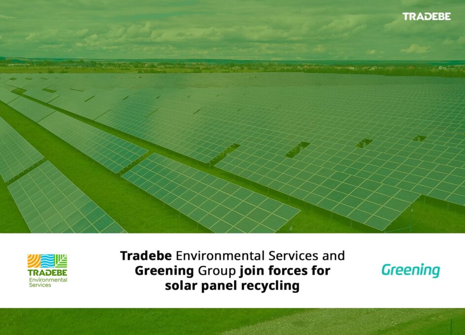 Image for: Tradebe Environmental Services and Greening Group join forces for solar Panel Recycling