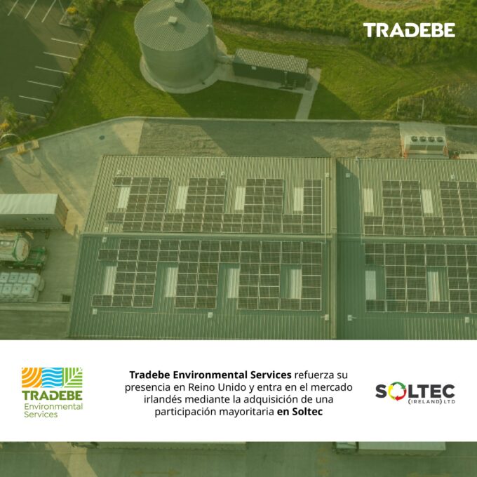 Image for: Tradebe refuerza su presencia en Reino Unido y entra en el mercado irlandés mediante la adquisición de una participación mayoritaria en Soltec
