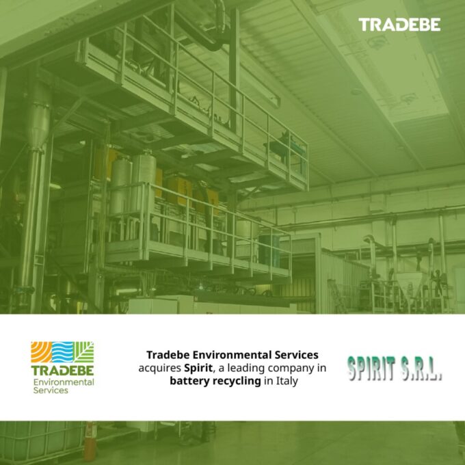 Image for: Tradebe Environmental Services adquiere Spirit, líder en reciclaje de baterías en Italia